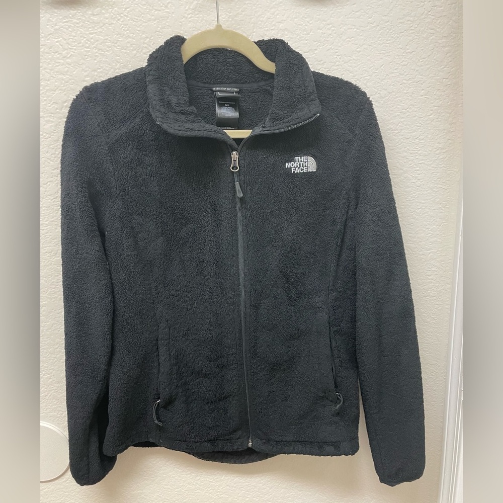 North Face Fuzzy Black Jacket